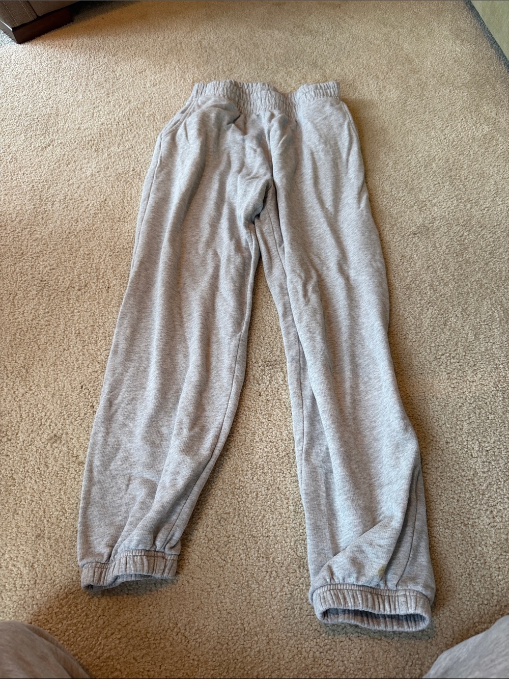 American Eagle Outfitters Light Gray Jogger Sweatpants